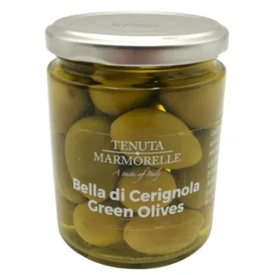 Оливки зелені Bella Cerignola Green olives 314г