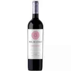 Вино тихе Cabernet Sauvignon Sol De Chile 0,75л крас. сухий. 12,5% (Чилі, Мауле, TM Sol De Chile)