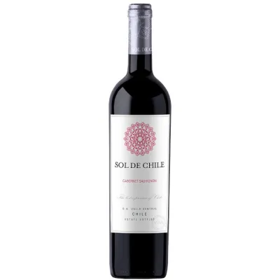 Вино тихе Cabernet Sauvignon Sol De Chile 0,75л крас. сухий. 12,5%