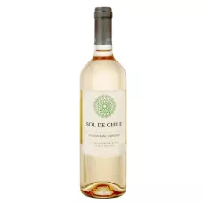 Вино тихе Chardonnay Sol De Chile 0,75 л білий. сухий. 12,5% (Чилі, Маулі, TM Sol De Chile)