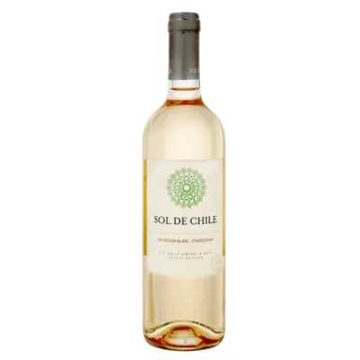Вино тихе Chardonnay Sol De Chile 0,75 л білий. сухий. 12,5%