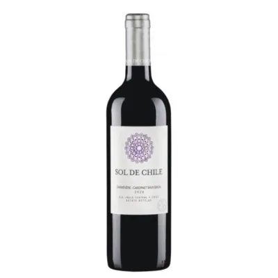 Вино тихе Carmenere Sol De Chile 0,75л крас. п/сух. 12,5%