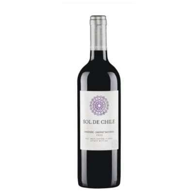 Вино тихе Carmenere Sol De Chile 0,75л крас. п/солод. 12%
