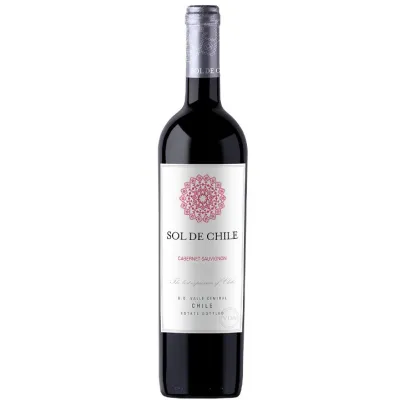 Вино тихе Cabernet Sauvignon Sol De Chile 0,75л крас.п/солод.12%