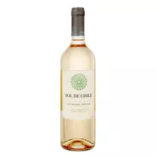 Вино тихе Sauvignon Blanc Sol De Chile 0,75 л білий. п/солод. 12% (Чилі, Мауле, TM Sol De Chile)