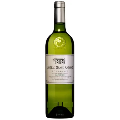 Вино Chateau Grand Antoine Bordeaux 2017 0,75л біл. сух.12%
