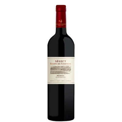 Вино Select Reserve des Chartrons Medoc 2018 0,75л крас. сух.13,5%
