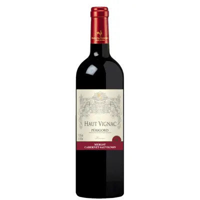 Вино Haut Vignac Perigord IGP 2020 0,75л крас. сух.13,5%