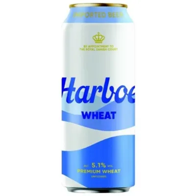 Пиво світле Harboe Wheat 0, 5 л 5, 1% з/б (Данія, ТМ Harboe)