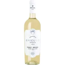 Вино тихе Pinot Grigio Terre Siciliane 2023 0,75л біл. сухий. 12% (Італія, Сицилія, TM Epicuro)