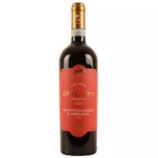 Вино тихе Montepulciano D'Abruzzo DOP 2021 0,75л крас. сухий. 13% (Італія, Абруццо, TM Epicuro)