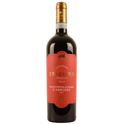 Вино тихе Montepulciano D'Abruzzo DOP 2021 0,75л крас. сухий. 13%