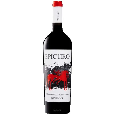 Вино тихе Primitivo Di Manduria DOP Reserva 0,75л крас.сух.14,5% (Італія, Апулія, TM Epicuro)