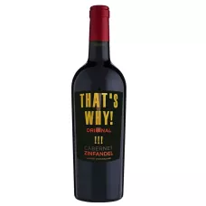 Вино тихе Cabernet-Zinfandel IGT 0,75л крас. сухий. 15% (Італія, Апулія, TM That's Why)