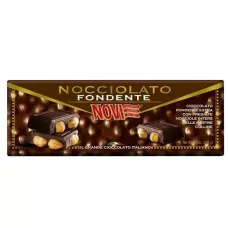 Чорний шоколад з горіхами Nocciolato Fondente 230г (Італія, TM Novi)