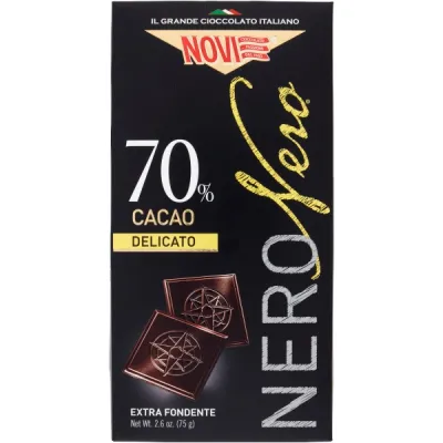 Чорний шоколад Nero nero 70% 75г