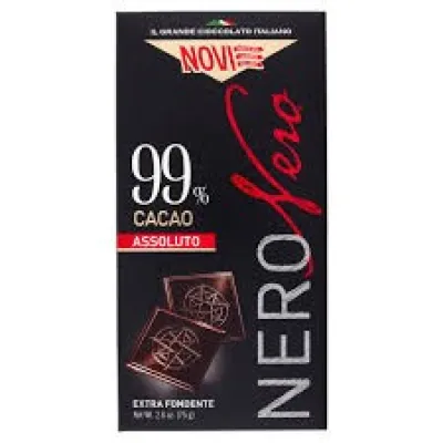 Чорний шоколад Nero nero 99% 75г