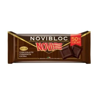 Чорний шоколад Novibloc Fondente 150г