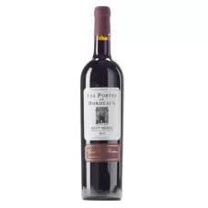 Вино тихе Les Portes de Bordeaux 0,75л крас. сухий. 13% (Франція, Бордо, TM Les Portes)