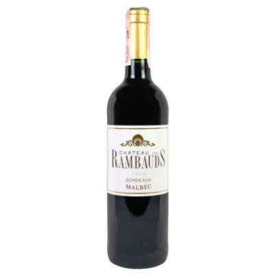 Вино Chateau Les Rambauds 0,75л кр.сух.12,5%