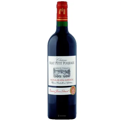 Вино Chateau Ruat Petit Poujeaux 0,75л крас.сух.13,5% (Франція, Бордо, TM Ruat Petit Poujeaux)