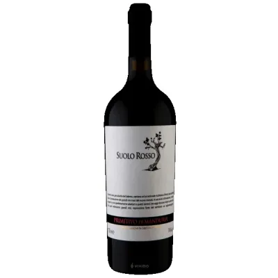 Вино Primitivo Di Manduria Suolo Rosso Messapi DOP кр.сух 0,75 л 14,5%