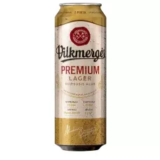 Пиво Vilkmerges Premium Lager 0,568 л 5% (Литва, TM Vilkmerges)