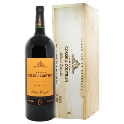 Вино тихе Ch.Cossieu Coutelin 15 3л крас.сух.13,5% дер,кор Франція,Сент-Естеф,TMCossieu Coutelin)