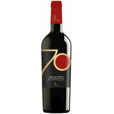 Вино тихе Primitivo Puglia IGP CF70 0,75л крас. сухий. 13%