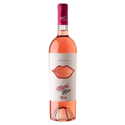 Вино фризанте Moscato Rose Mimi Kiss 0,75л троянд. солод. 6%