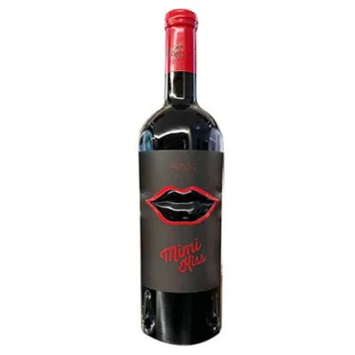 Вино фризанте Moscato Rosso Mimi Kiss0,75л крас. солод. 5,5% (Італія, П'ємонт, TM Mimi Kiss)