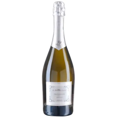 Ігристе вино Prosecco DOC Brut 0,75л біл. брют 11% (Італія, Венето, TM San Osvaldo)