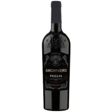 Вино тихе Amornero Rosso Puglia IGT0,75л крас. сухий. 13,5% (Італія, Пулія, ТМ Amornero)