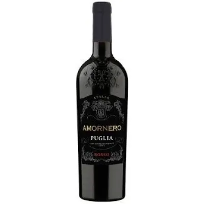 Вино тихе Amornero Rosso Puglia IGT0,75л крас. сухий. 13,5% (Італія, Пулія, ТМ Amornero)