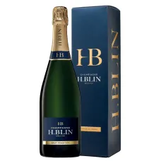 Шампанське H.Blin Brut Tradition 0,75 л білий. брют 12,5% кор.(Франція, Шампань, TM H.Blin)