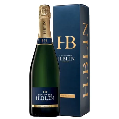 Шампанське H.Blin Brut Tradition 0,75 л білий. брют 12,5% кор.