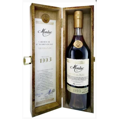 Арманіяк Monluc 1993 Vintage 0,7л 40% дер. кор.