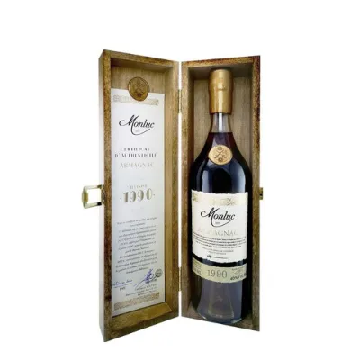 Арманіяк Monluc 1990 Vintage 0,7л 40% дер. кор.