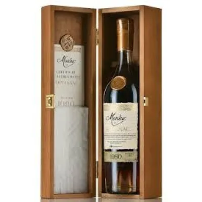 Арманіяк Monluc 1980 Vintage 0,7л 40% дер. кор. (Франція, Арманіяк, TM Monluc)