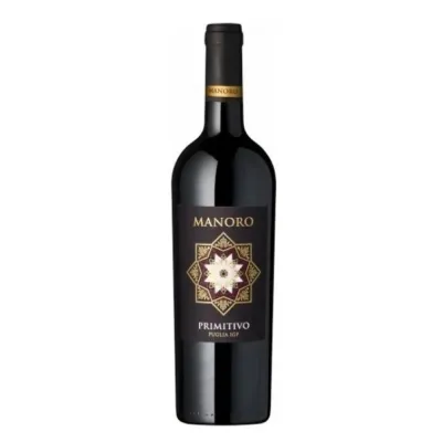 Вино тихе Primitivo Manoro IGP 0,75л крас. сухий. 13,5%