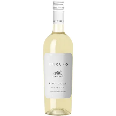 Тино вино Pinot Grigio Puglia IGP 0,75л біл. сухий. 12% (Італія, Апулія, TM Epicuro)