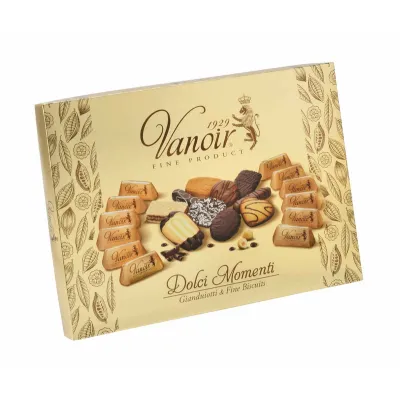 Асорті шок. пралине з печивом Scatola Dolci Momenti Vanoir 320г
