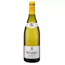 Вино тихе Chardonnay 2023 0,75л білий сухий. 13% (Франція, Кіт Шалонез, ТМ La Burgundie)