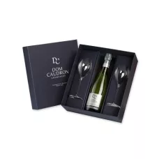 Шампанське Champagne Cuvee AOP 0,75л бел.брют нат, 12,5% кор, + 2бок (Франція, Шампань, TM Dom Caudron)