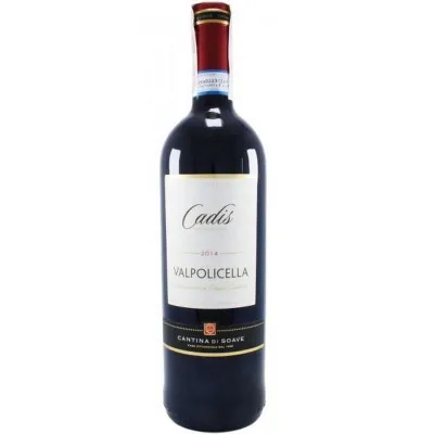 Вино Valpolicella DOC 2024 крас.сух 0,75л 12% (Італія, Венето, Вальполічела ТМ Cadis)