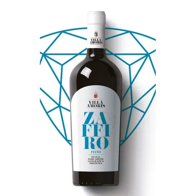 Вино Fiano Puglia IGP Zafiro 2024  0,75л бел.сух.12,5% (Италия, Апулия, TM Villa Amoris)