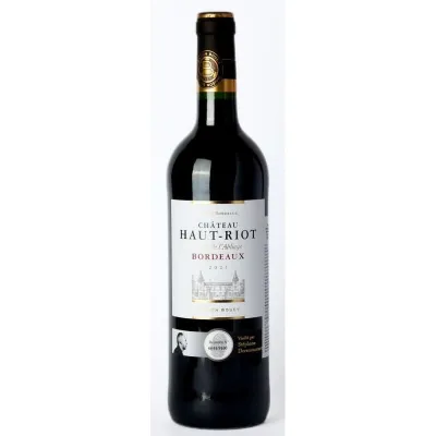 Вино тихе Chateau Haut Riot 2022 AOC 0,75л крас. сухий. 14%