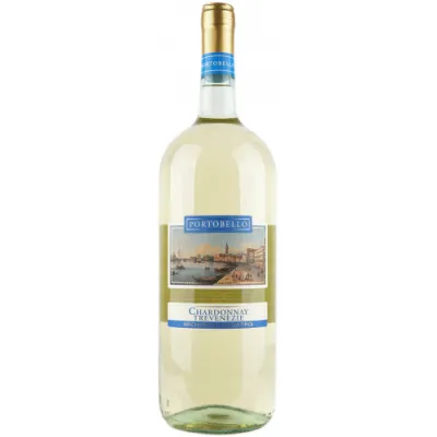 Вино тихе Chardonnay IGT Portobello 1,5л білий. сухий. 11,5%