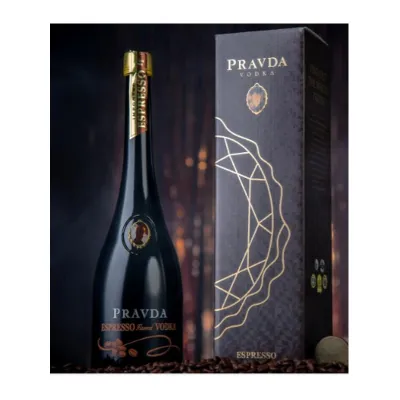 Горілка зі смаком кави Pravda Espresso 0,7 л 37,5% кор