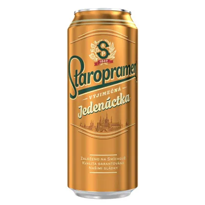 Пиво Staroprament 11 plech 0,5л.